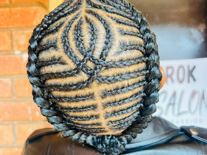 Braids and hair relaxing