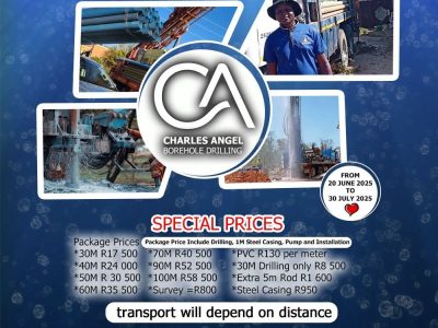 Charles angel borehole drilling
