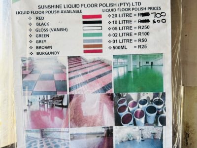 Sunshine Liquid floor polish (pty) LTD