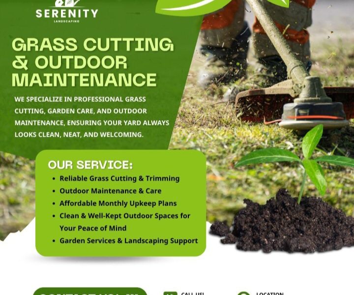 GRASS CUTTING & OUTDOOR MAINTENANCE