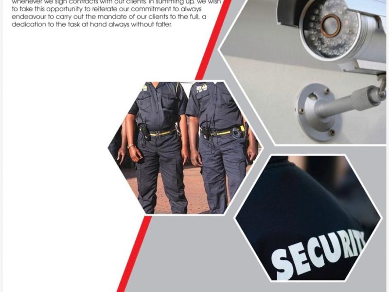 TIDZA SECURITY CLEANING AND MAINTENANCE SERVICES (PTY) LTD