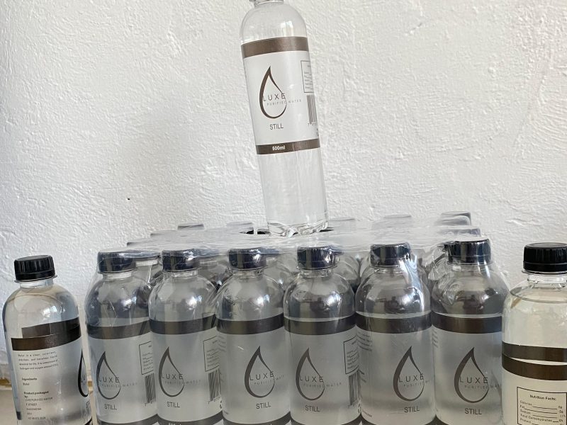 Luxe purified water