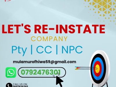 LET'S RE-INSTATE COMPANY Pty | CC | NPC