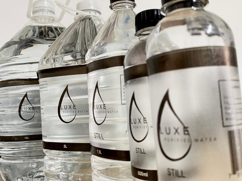Luxe purified water