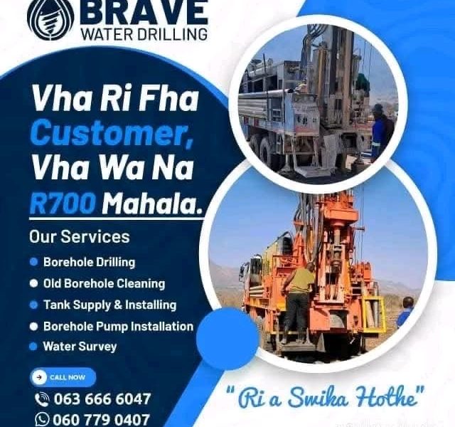 Brave water drilling