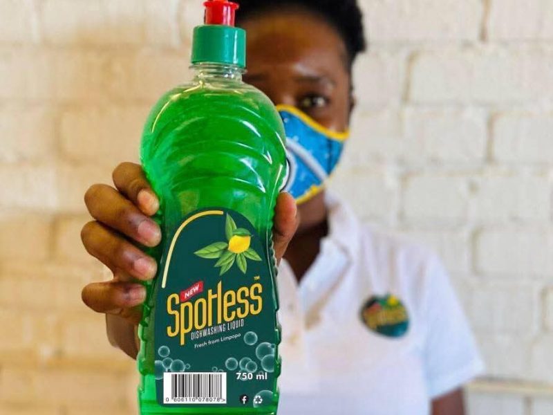 Spotless dishwashing liquid