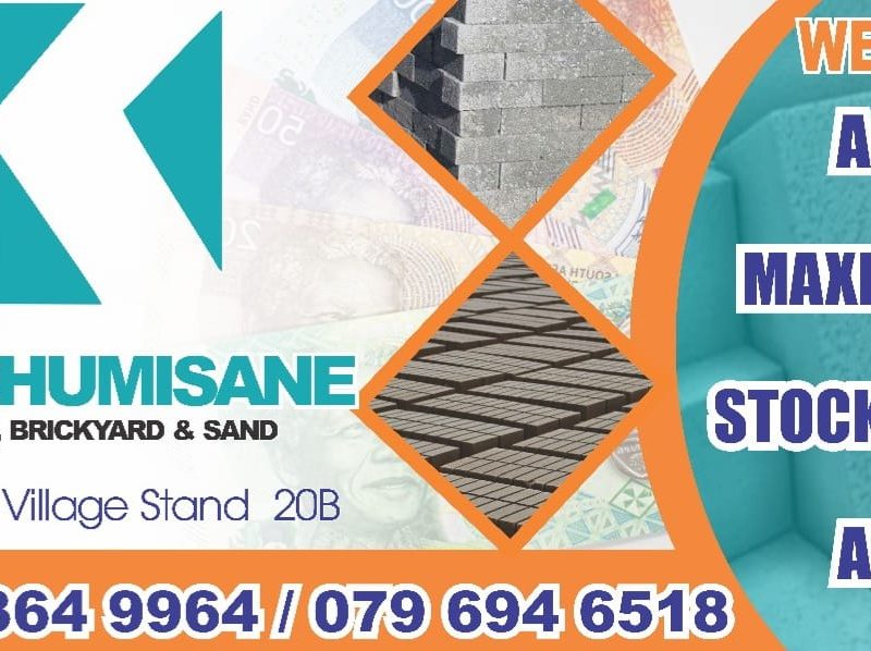 Kharishumisane cash loan , brickyard and sand